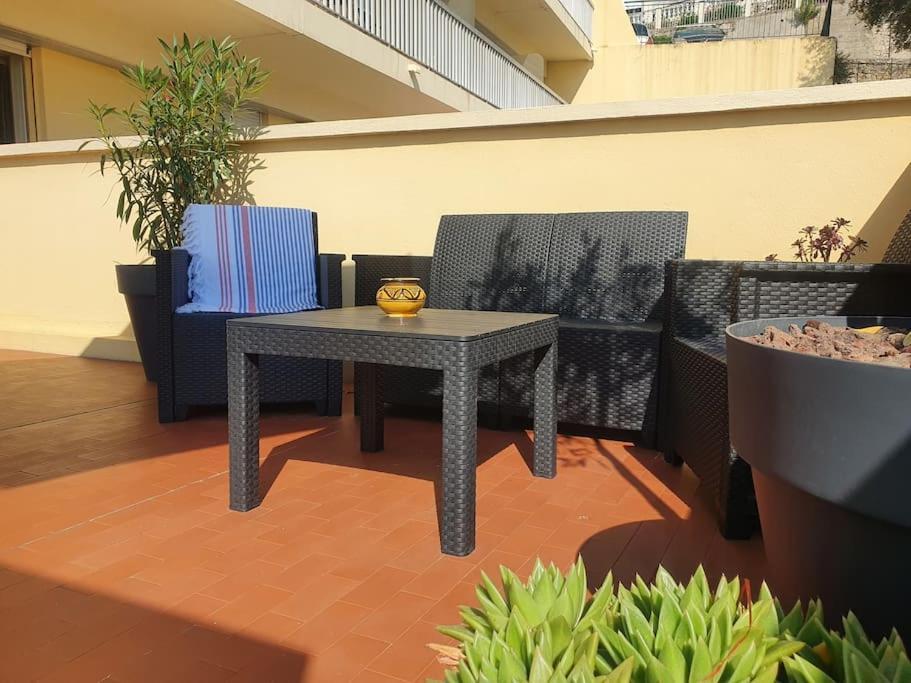 Le Garavan, Superbe Studio Vue Mer Et Vieux מנטון מראה חיצוני תמונה