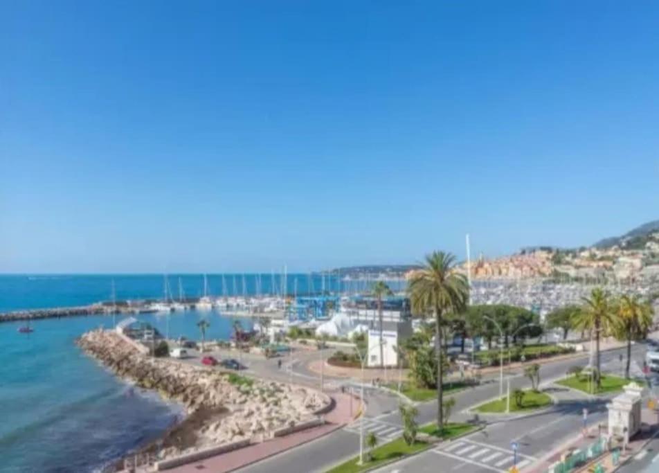 Le Garavan, Superbe Studio Vue Mer Et Vieux מנטון מראה חיצוני תמונה