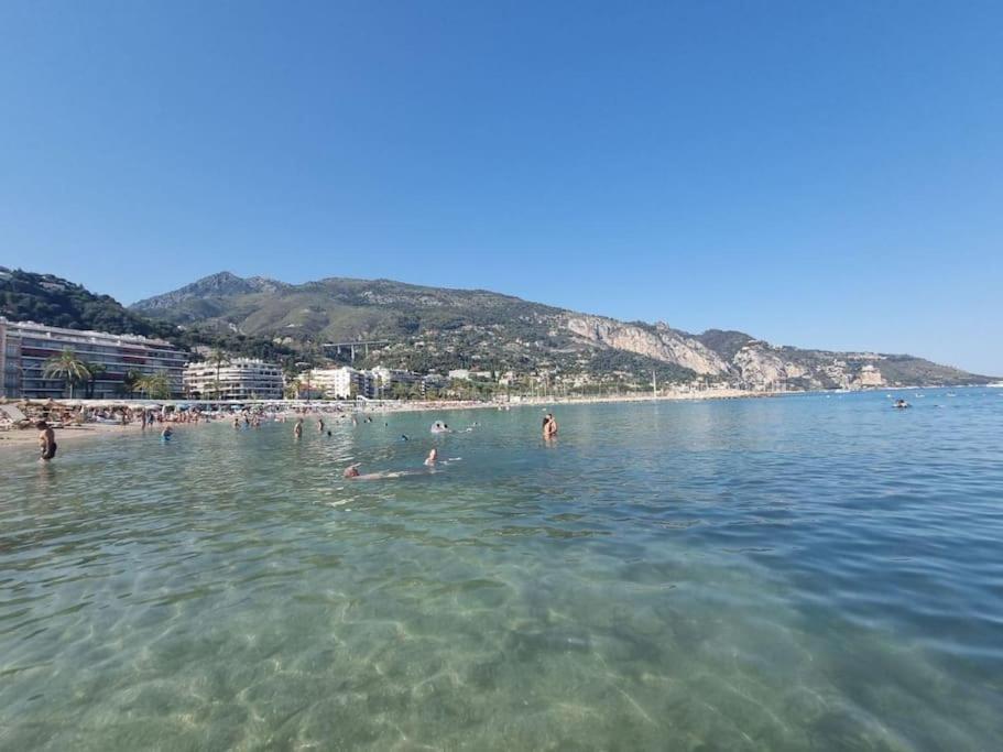 Le Garavan, Superbe Studio Vue Mer Et Vieux מנטון מראה חיצוני תמונה